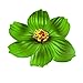Super Z Outlet Hula Girl Paper Foam Hibiscus Color Assorted Flower Lei Hawaiian Island Rainforest Theme Hair Clips for Costume, Birthday Party Favors, Event Decoration Supplies (12 Pack)