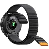 NotoCity Cinturino a strappo compatibile con Instinct 3-50mm,26mm,Nero