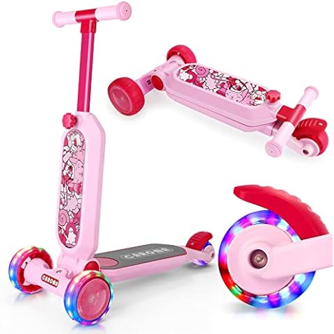 CAROMA Kinderroller 3 Räder Faltbar Kinderscooter Jungen und Mädchen Cover