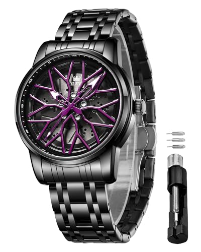 Image of OLEVS Watches for Men Luxury Dress Wirst Watch 42MM Large Dial Stainless Steel Waterproof Luminous Watch Gift