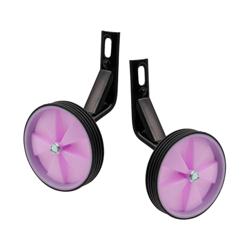Image of Pair of Black Bicycle Auxiliary Wheel Children's Bicycle Accessories,Training Wheels Kids Bike Children Training Bike Wheel