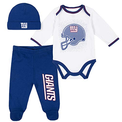 Image of Gerber Unisex Baby NFL Team Footed Pant and Bodysuit Gift Set