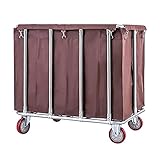 Multifunktionaler Wäschesortierwagen mit Rollen, tragbarer Aufbewahrungswagen für den privaten und gewerblichen Gebrauch, ideal für Hotels und Haushaltsdienstleistungen