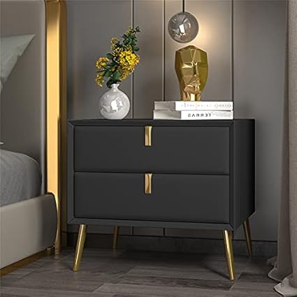 Amazon Co Jp ナイトテーブル おしゃれ サイドテーブル 引き出し付き 木製 寝室 ソファー ベッドサイド 小物 ベッド周り収納 エンド テーブル 北欧風 ベッドテーブル 40x40cm ブラック ホーム キッチン