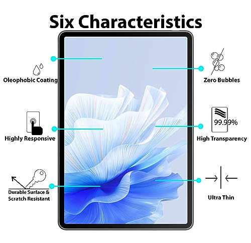 Al-HuTrusHi Screen Protectors compatible with Huawei Matepad Air 11.5" / HUAWEI MatePad 11.5", 9H hardness, anti-scratch, anti-oil, anti-bubbles, 2.5D round edge, transparent For MatePad Air