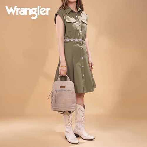 Image of Montana West Wrangler Backpack Purse for Women Mini Backpack Purse Cute Ladies Bookbag Travel Work Daypacks Bags WG186-9116KH
