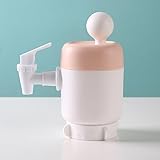 Bomba de agua manual para botellas de 5 galones, dispensador de prensa manual de material PP, mango ergonómico, sello de silicona a prueba de fugas, instalación rápida para hidratación en el hogar u