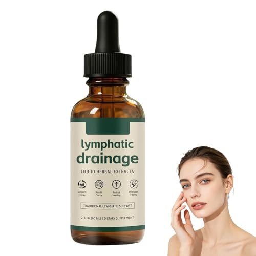 Gouttes De Drainage Lymphatique,Gouttes De Lymphatic Drainage,Support Du Système Lymphatique,Mélanges à Base De Plantes Naturelles,Rapides Et Efficaces Pour Femmes Et Hommes (1PC, 60ML)