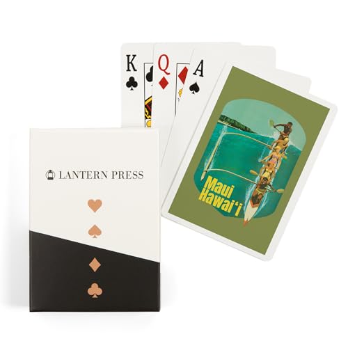 Lantern Press Baraja de Poker Maui Hawaii 52 Cartas