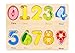 Aile Wooden Preschool Learning Number Puzzles Toys for Kids Age 2-4， Educational Toys