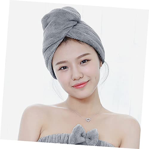 POPETPOP Touca De Cabelo Seca 9 Peças Secagem Rápida Envoltório De Cabelo Turbante Toalha De Cabelo