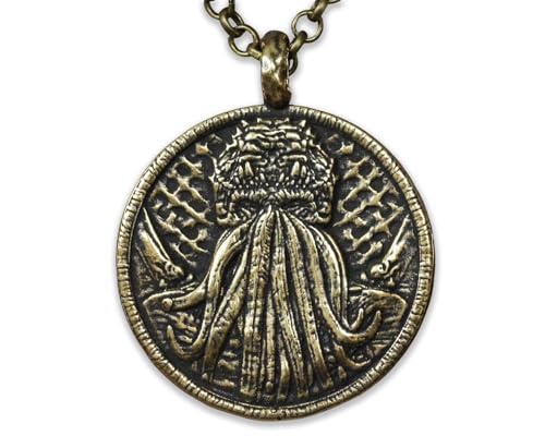 Baldur Jewelry 925 Sterling Silver Cthulhu Necklace