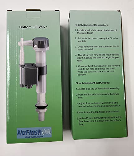 Nuflush Glacier Bay Adjustable Fill Valve #TOP3