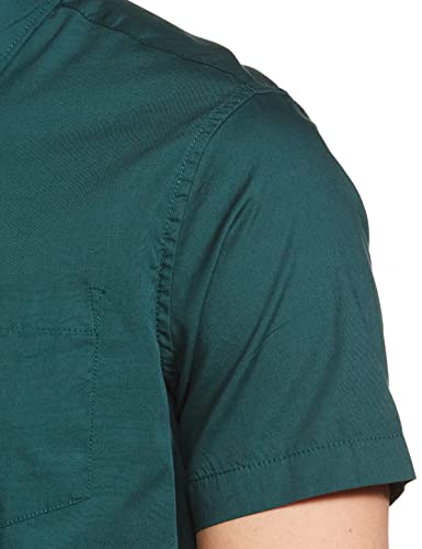 Image of The Indian Garage Co Men's Cotton Regular Fit Placement Print Half Sleeves Spread Collar Casual Shirt