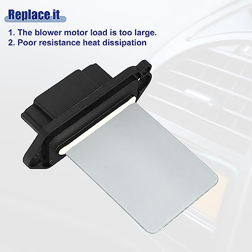 Image of ACROPIX Car HVAC Blower Motor Resistor Heater Replacement Fit for Mazda 3 2005-2009 NO. BVTB61B15 - Pack of 1 Black