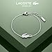 Lacoste Crocodile Chain Bracelet for Women - Stainless Steel Jewelry, Adjustable - Chic Collection, Fashion Accessory - Gift for Her