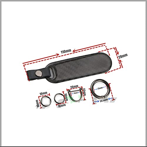 BUNCC Portachiavi con Portachiavi in ​​Fibra di