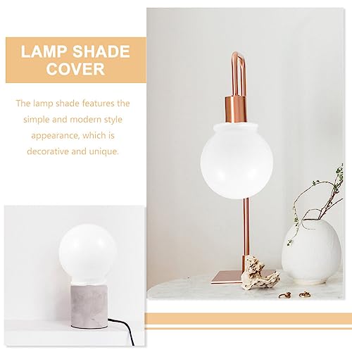 Image of DOITOOL Ceiling Fan Lamp Replacement Clear Acrylic Lamp Post Globes for Light Fixtures 12cm Acrylic Replacement Globe Lamp Shade Ball Lampshade Cover Sphere Shade for Pendant Light