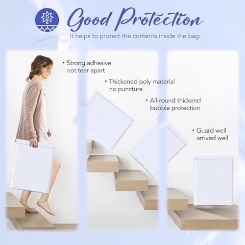 Image of Fuxury Bubble Mailers Bulk 14.5x20 inch 120 Pack White Large Padded Envelopes