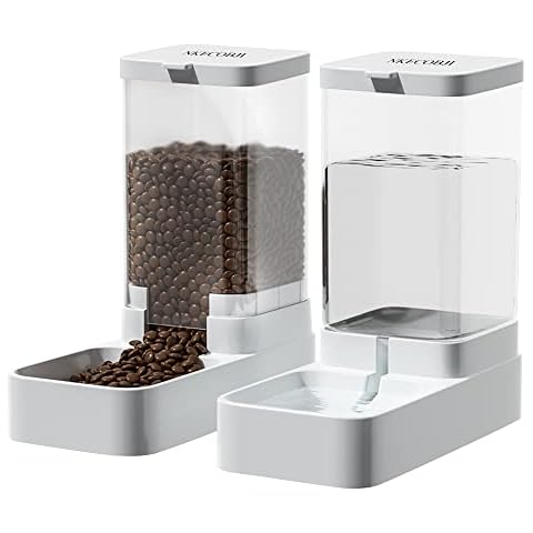 NKECOBJI Gravity Pet Feeder and Water Dispenser Set Cover