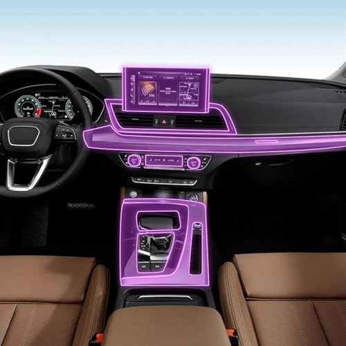 Film protection console Audi Q5 Sportback contre rayures panneau