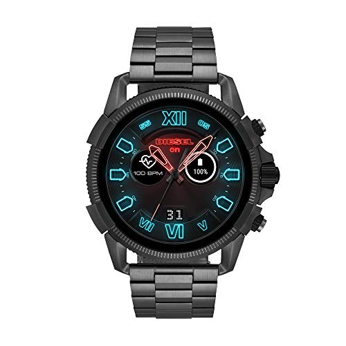 Image of Diesel Men's Full Guard 2.5 Touchscreen Gunmetal Stainless Steel Smartwatch