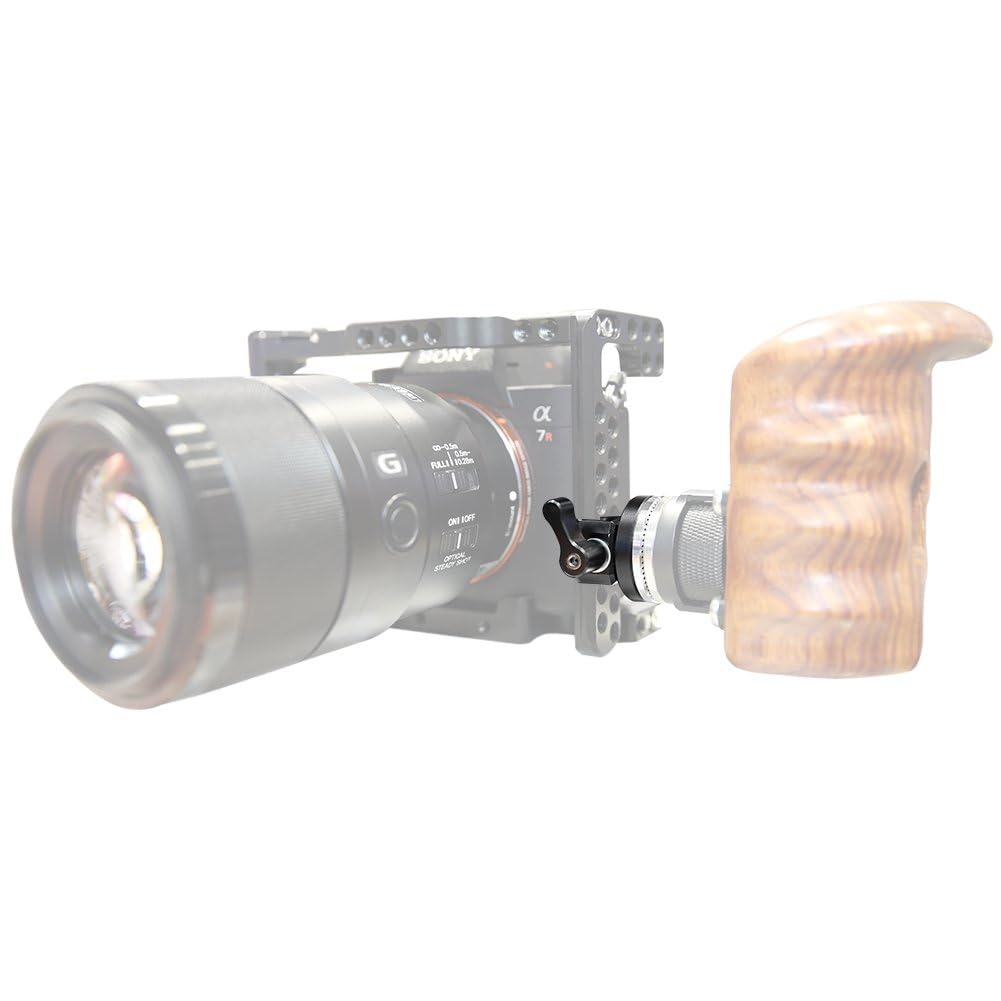 NICEYRIG NATO Rail morsetto a rosetta adattatore di montaggio per EVF Mount Quick Lock and release rosone Handle
