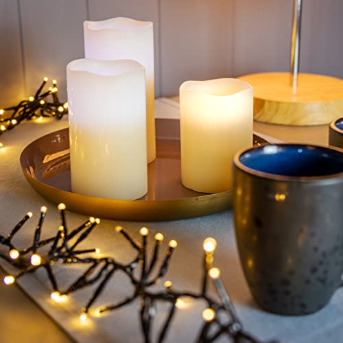 Lampe en verre Hellum 3W contre la fatigue visuelle du soir blanc A55