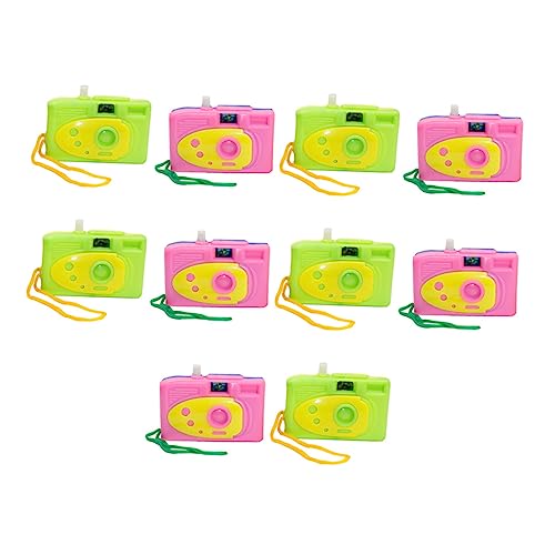 10 Pezzi Camera per Educativo Simulazione Fotocamera per Apprendimento Precoce e Giochi Divertenti Colore Casuale