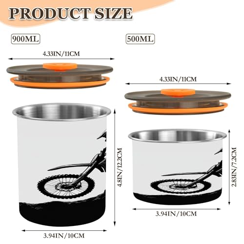 Contenedor Hermético Para Café Acero Inoxidable 17 oz miniatura 3