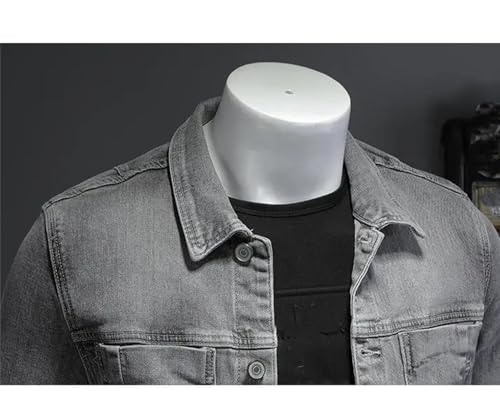 Men's Denim Jacket Classic Washed Street Fashion Vintage Casual Versatile Jean Jacket3