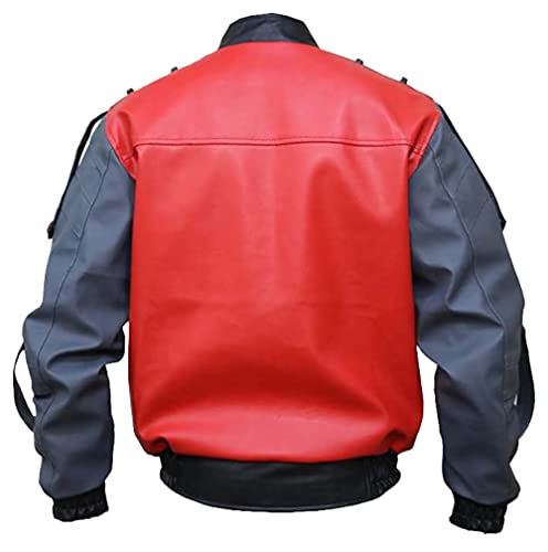 Marty Boy BTTF2 Bomber Leather Jacket4