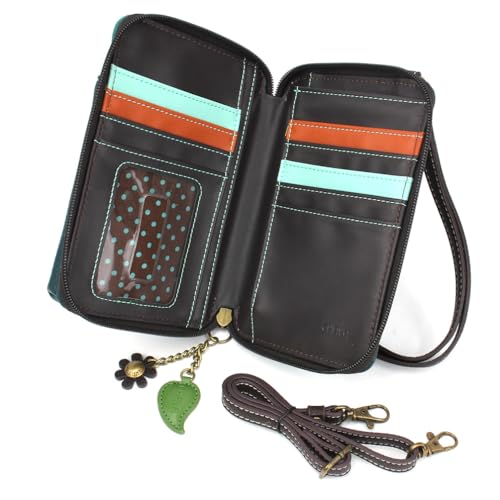 Image of CHALA Wallet Crossbody Cell Phone Purse - Women Faux Leather Multicolor Handbag with Adjustable Strap