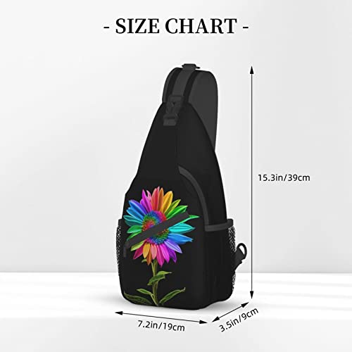 Qurdtt Sunflower Sling Bag Crossbody Bag Backpack Chest Bag Lightweight Shoulder Bag For Women Men #TOP2