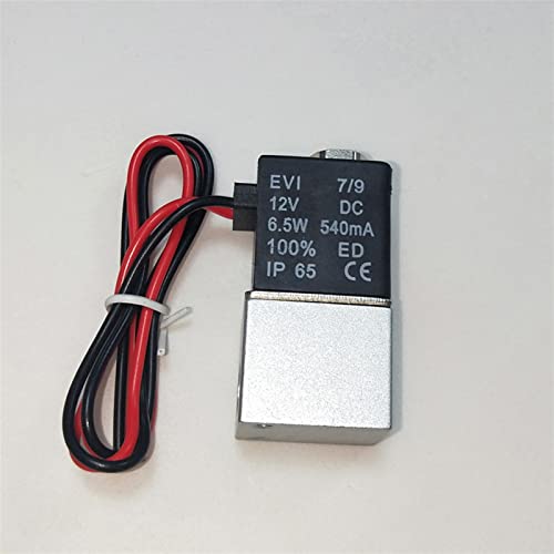 Électrovanne pneumatique 12V action directe 1/4 vanne filetée eau et air - 5