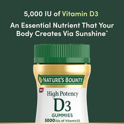 Nature's Bounty Vitamin D3 5000 IU Gummies