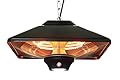 Westinghouse Outdoor Ceiling Patio Heater, Water Resistant, Adjustable Heat Output Up to 1500W, Auto Shut Off Overheat Protection, Hanging Infrared Heater for Patio Cover, Gazebo, Pergola, & More