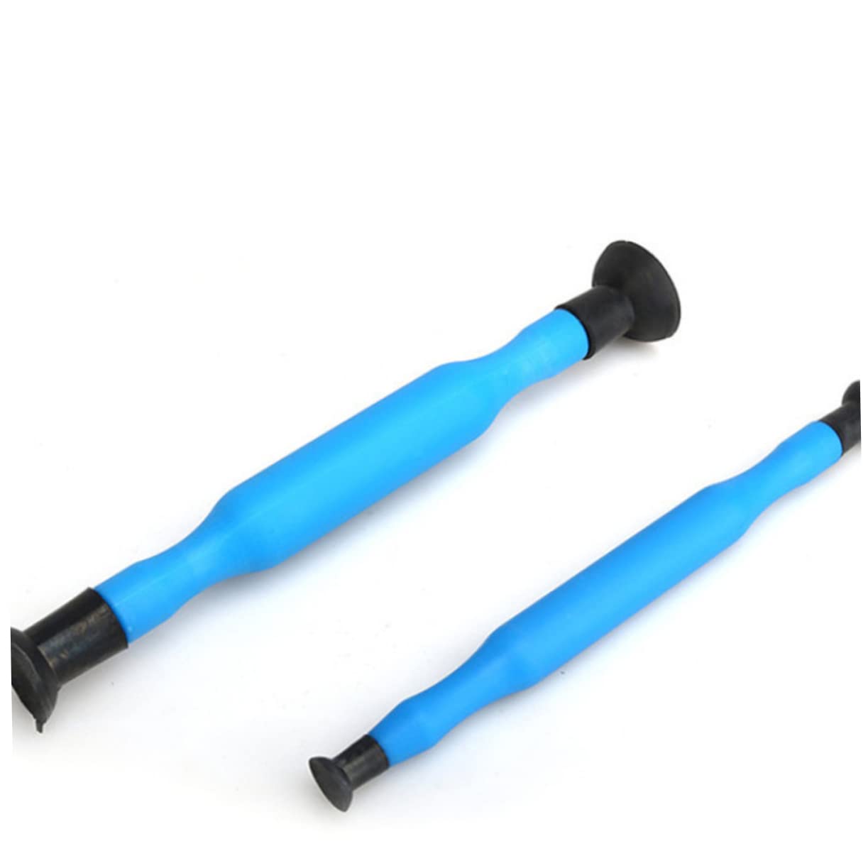BRIGHTFUFU 2Pcs Manual Grinding Tool for Car Maintenance Double Ended Valve Lapping Rods with Suction Cups Portable Grinding Accessories for Engine Valve Repair Blue
