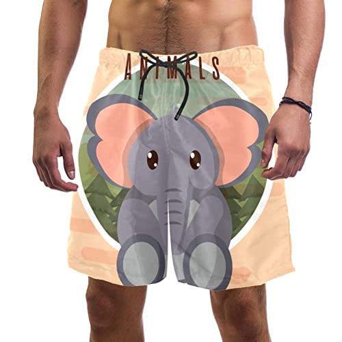 Maillots de bain pour hommes motif éléphant pour vos journées de plage