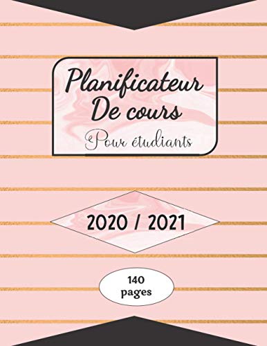 Télécharger Planificateur de cours pour étudiants: pratique pour toutes les matières - agenda scolaire - cahie Francais PDF