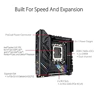 Asus ROG STRIX B760-I GAMING WIFI Intel B760 1700 Mini ITX 2 DDR5 HDMI DP Wi-Fi 6E 2.5G LAN PCIe5 RGB 2x M.2 – Ansicht 3