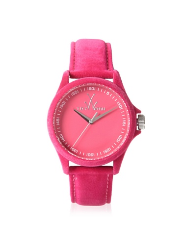 Toywatch Pe03Ps Sartorial Only Time - Orologio Da Donna In Velluto Rosa