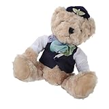 Compagnon de jeu créatif : Cet ours en peluche hôtesse de l'air invite à l'imagination grâce à son rôle de stewardess, offrant un soutien ludique pour jeux de rôle et stimulant la créativité des enfants et adolescents.
