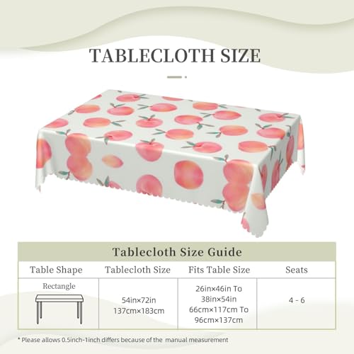 Nappe rectangulaire résistante à l'eau pour protéger la table des taches de repas