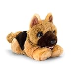 Keel Toys Cachorro de peluche (47 cm), color negro, marrón, talla única (SD2532) , color/modelo surtido
