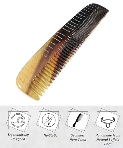 Image of SOFIYA CRAFT natural comb horn for man & women