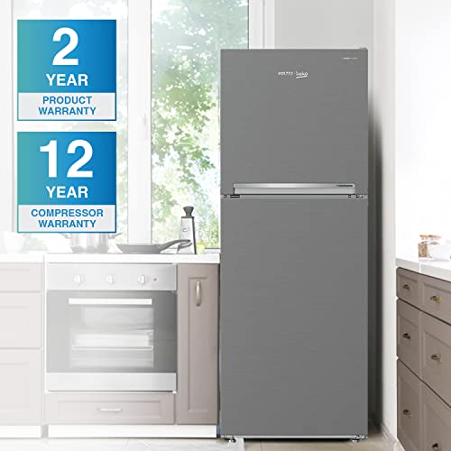 Image of Voltas Beko 340 L 2 Star Inverter Frost-Free Double Door Refrigerator, Neo FrostTM Dual Cooling (RFF363I, Silver)