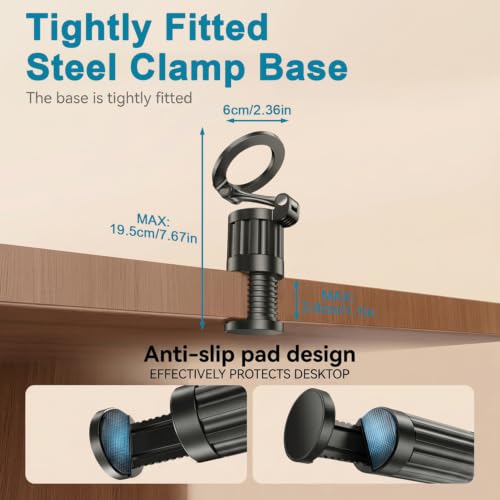 Image of ZORBES Magnetic Mobile Holder 360 Foldable Suction Mount with Secure Grip
