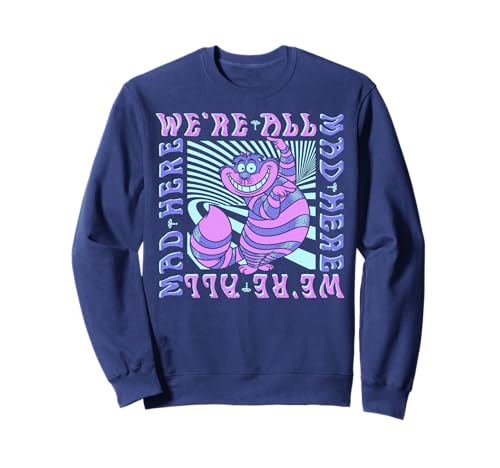 Sweatshirt Cheshire Cat Alice in Wonderland Disney Box Up pour homme et femme