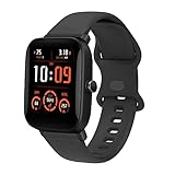 Silicone Replacement Band Compatible for Amazfit Bip U/Bip U Pro Smartwatch, Sport Watch Strap Compa